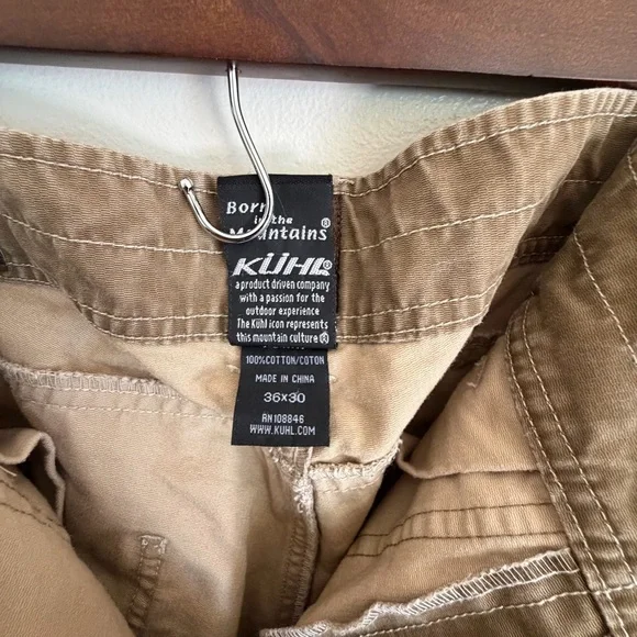 KÜHL Crag Series Men’s Hiking Pants 36x30 Brown Outdoor Work Utility - Picture 8 of 16